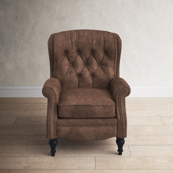 Birch Lane™ Deandra Leather Recliner & Reviews Wayfair